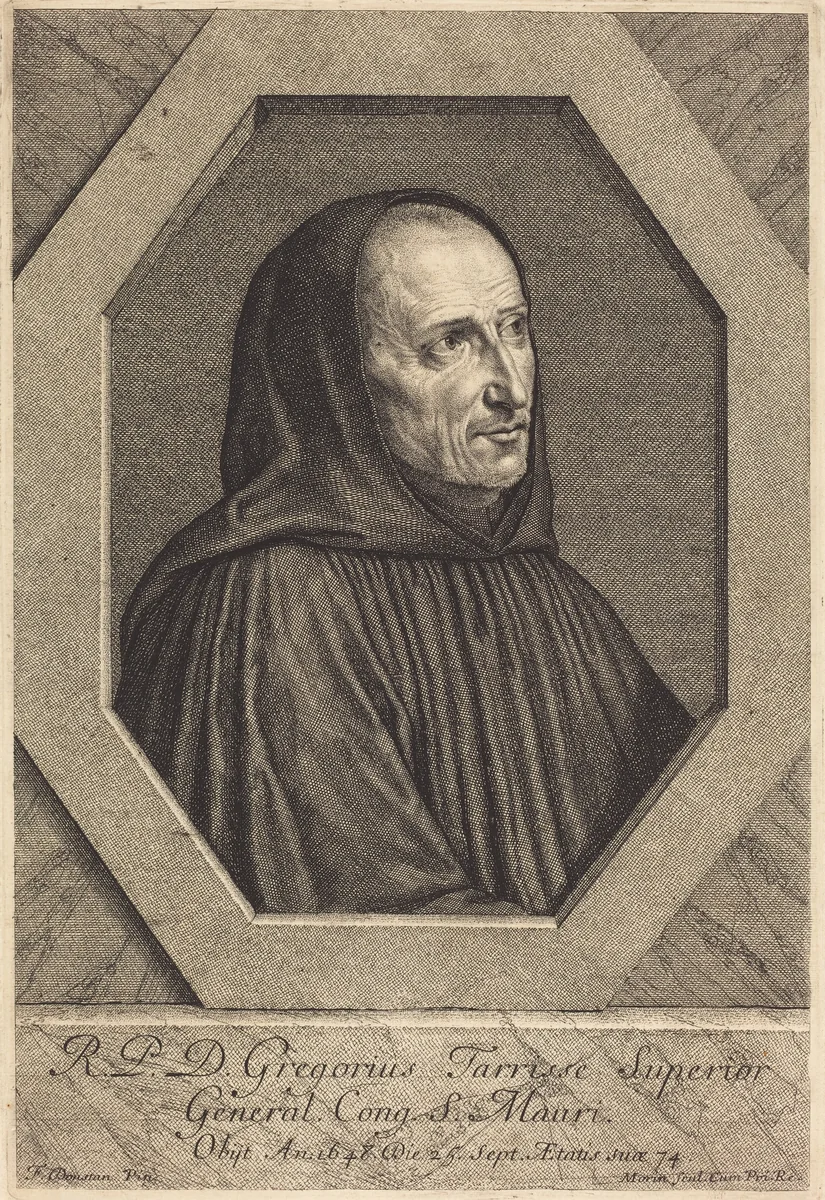 Dom Jean Gregoire Tarrisse by Jean Morin, print, 1648