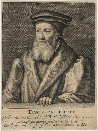 David Whitehead, D.D., Chaplain to Anne Boleyn by Magdalena van de Passe
Willem de Passe, print, 1620