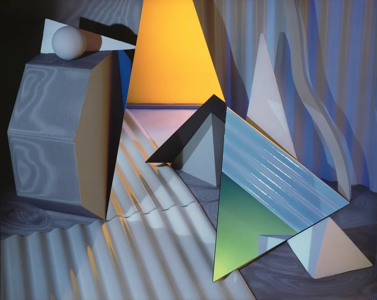 Construct, NYC #17 by Barbara Kasten, photograph, 1984