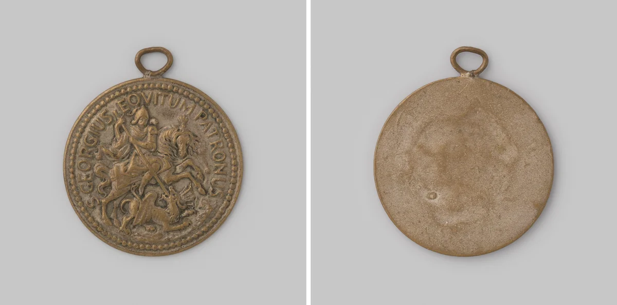 Penning met Sint Joris als schutspatroon by anonymous, other, 1600-1949