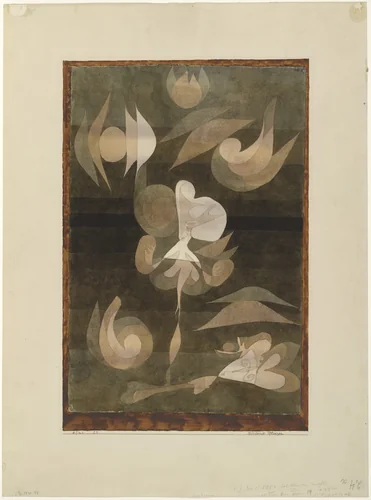 Dying Plants (Sterbende Pflanzen) by Paul Klee, drawing, 1922