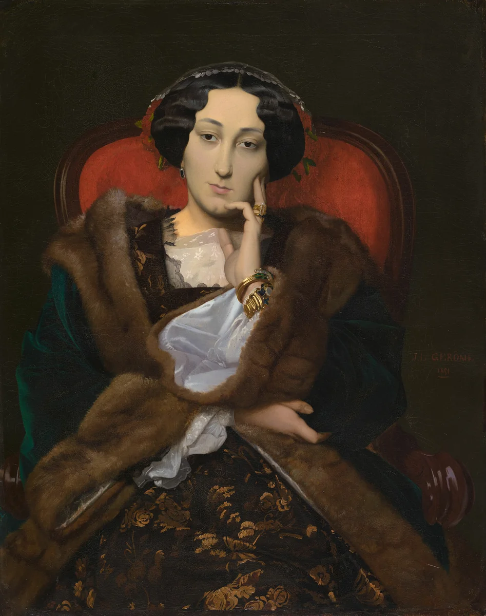 Portrait of a Woman by Jean-Léon Gérôme, painting, 1851