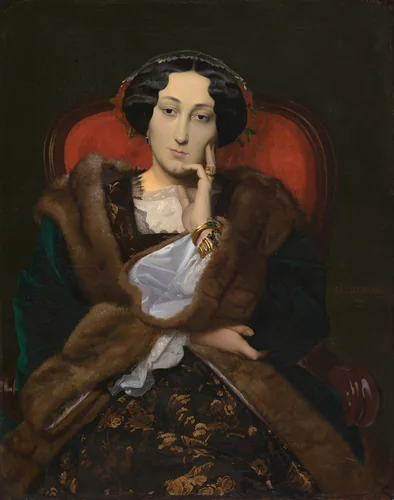 Portrait of a Woman by Jean-Léon Gérôme, painting, 1851