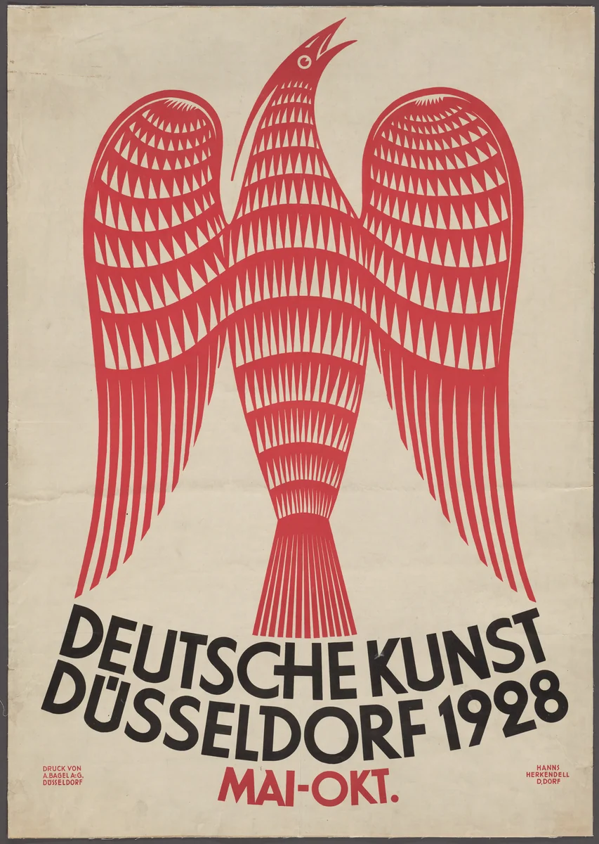 Deutsche Kunst by Hanns Herkendell, design, 1928