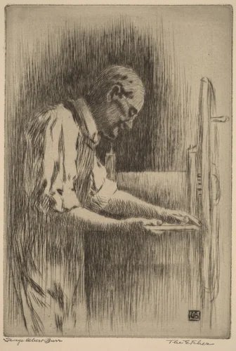 The Etcher by George Elbert Burr, print, 1920-1930