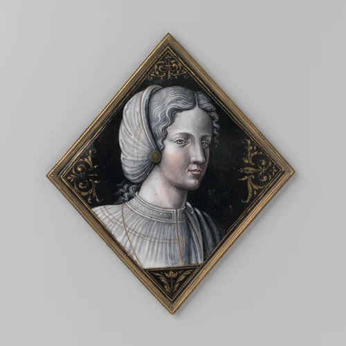 Twee plaquettes met borstbeelden by anonymous, other, 1540-1560