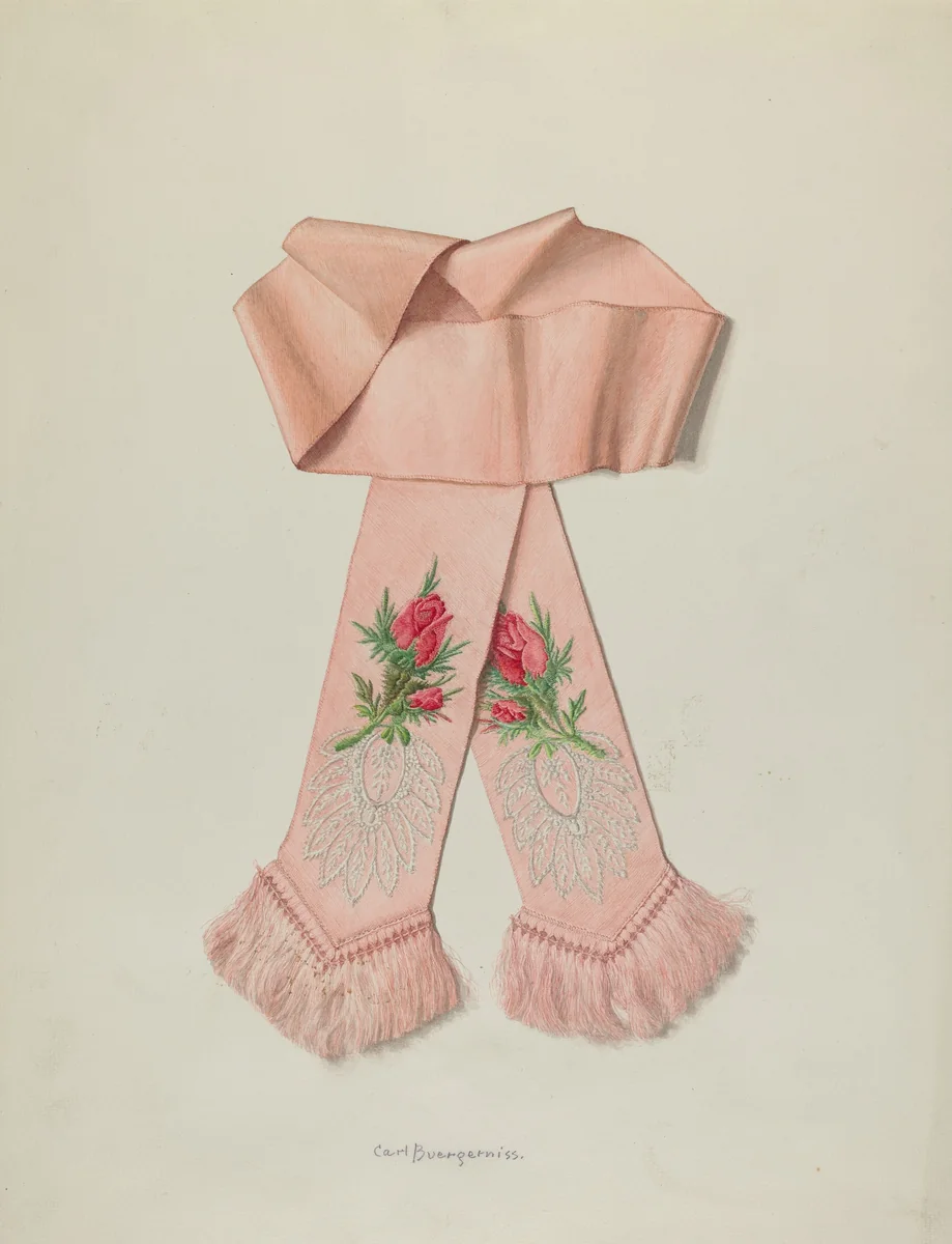 Bible Book Marker by Carl Buergerniss, index of american design, 1941