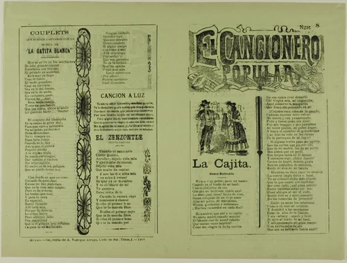 El cancionero popular, num. 8 (The Popular Songbook, No. 8) by José Guadalupe Posada, print, 1871-1913