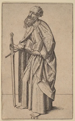Saint Paul by Master FVB, print, 1490-1500