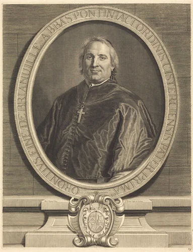 Fine de Brianville by Pierre Drevet; Hyacinthe Rigaud, print, 1699