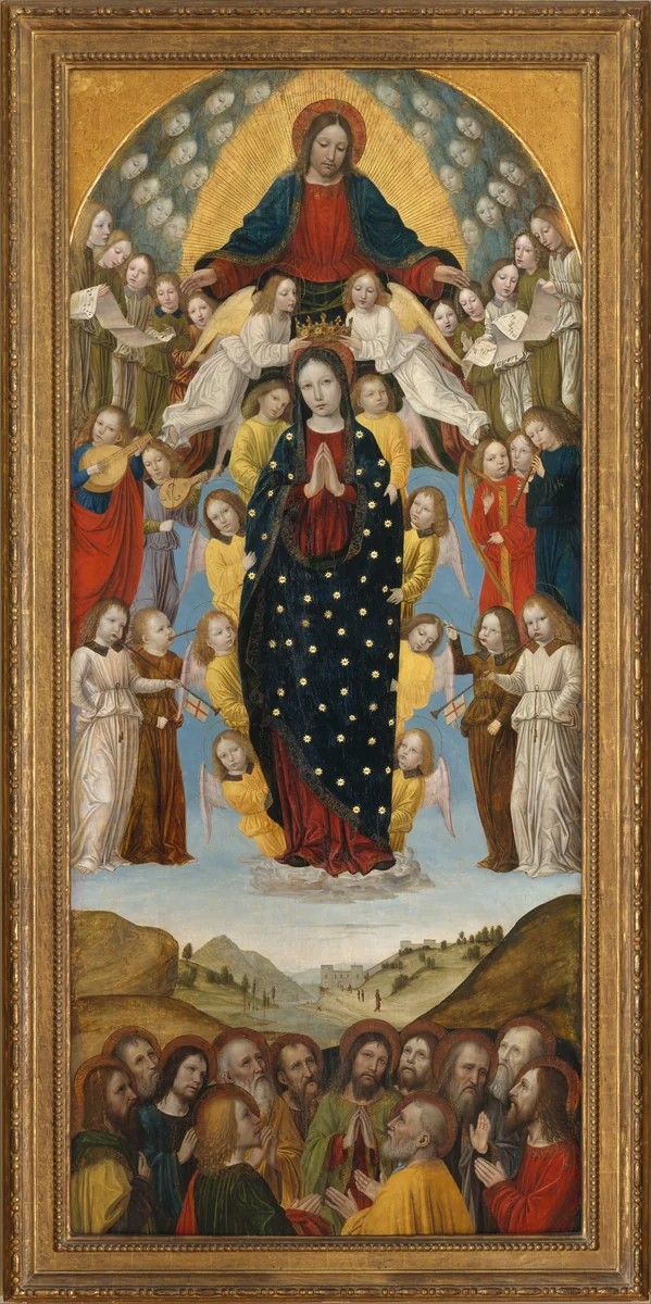 The Assumption of the Virgin by Ambrogio di Stefano da Fossano, painting, 1500-1523