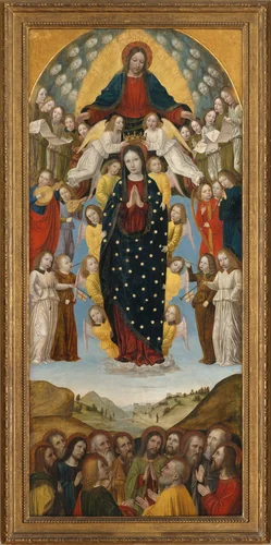 The Assumption of the Virgin by Ambrogio di Stefano da Fossano, painting, 1500-1523
