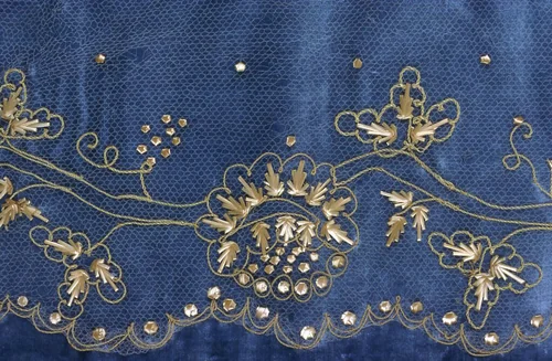 Border by France, textile, 1850-1870