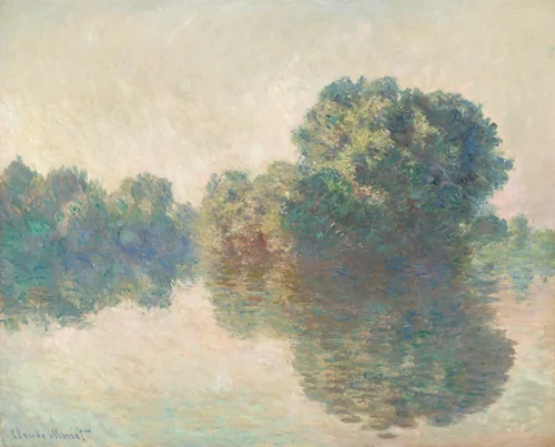 The Seine at Giverny by Claude Monet, painting, 1897
