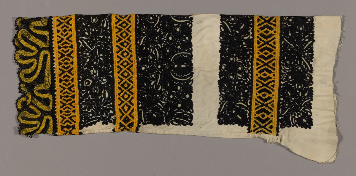 Sleeve by Czech Republic, textile, 1801-1900