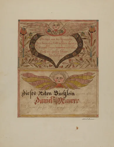 Manuscript and Miniature by Albert Levone, index of american design, 1937