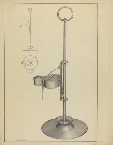 Betty Lamp by Jack Staloff, index of american design, 1936