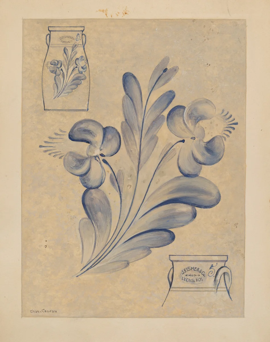 Churn by Charles Caseau, index of american design, 1937