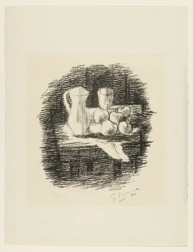 Still Life (Nature morte) by Georges Braque, print, 1926