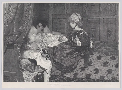 Always Welcome, from "Illustrated London News" by William Biscombe Gardner, print, 1888