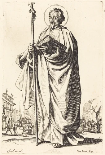Saint Thomas by Jacques Callot, print, 1631