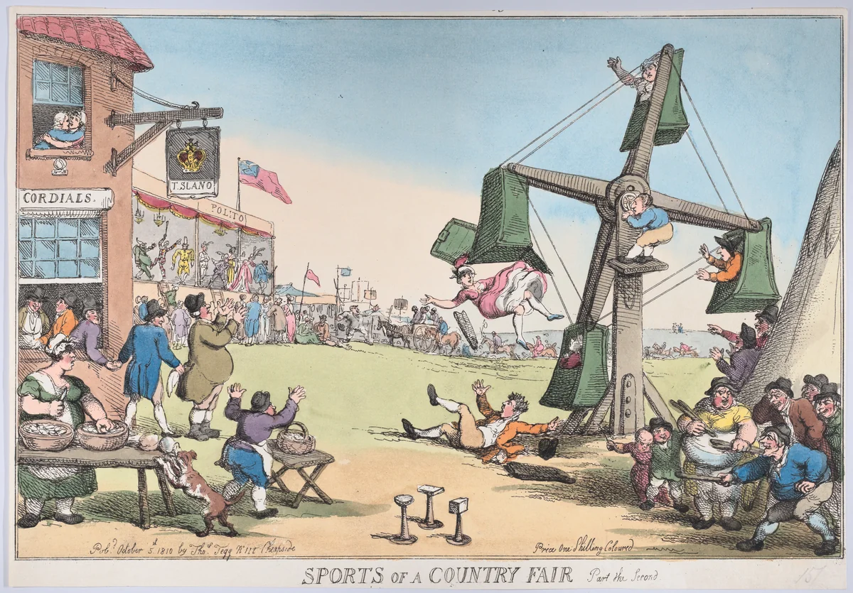 Sports of a Country Fair, Part the Second by Thomas Rowlandson, print, 1810