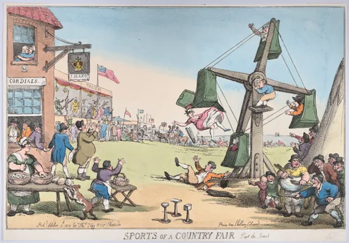 Sports of a Country Fair, Part the Second by Thomas Rowlandson, print, 1810
