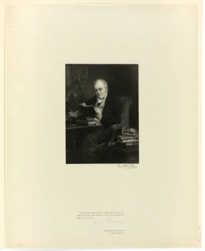 Portrait of Dr. John Allen, from Old English Masters by Timothy Cole
Edwin Henry Landseer, print, 1901