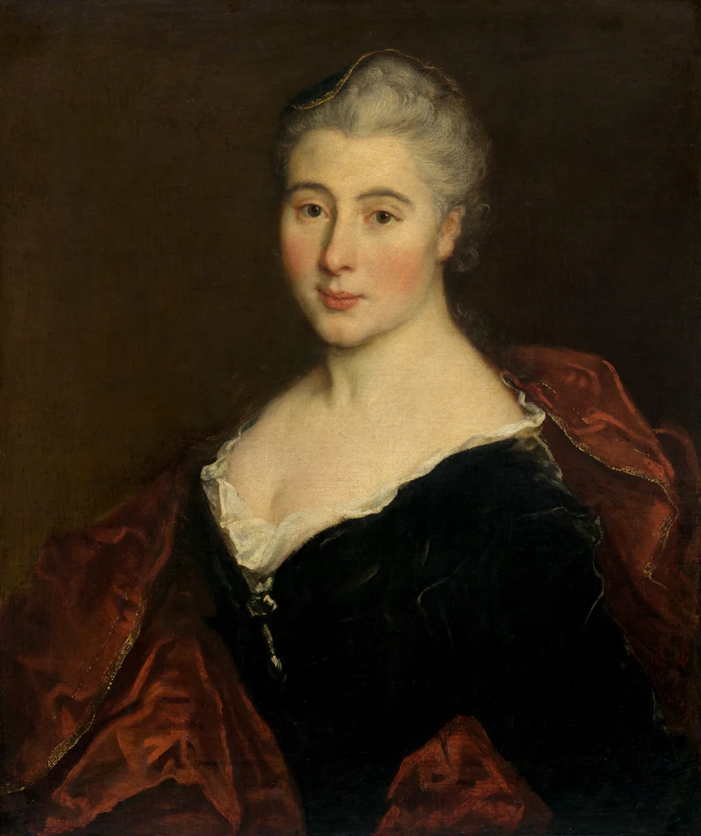 Portrait of a Woman by French 18th Century, painting, 1711