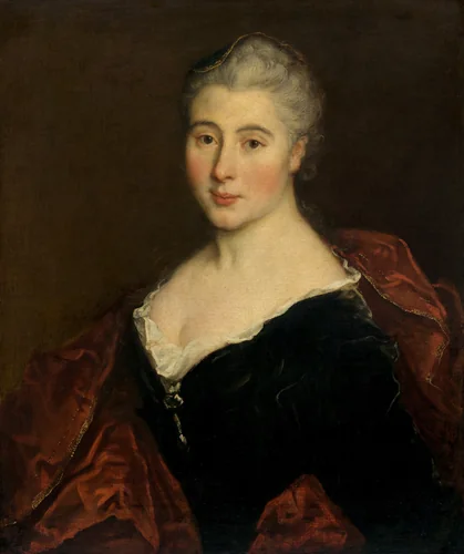 Portrait of a Woman by French 18th Century, painting, 1711