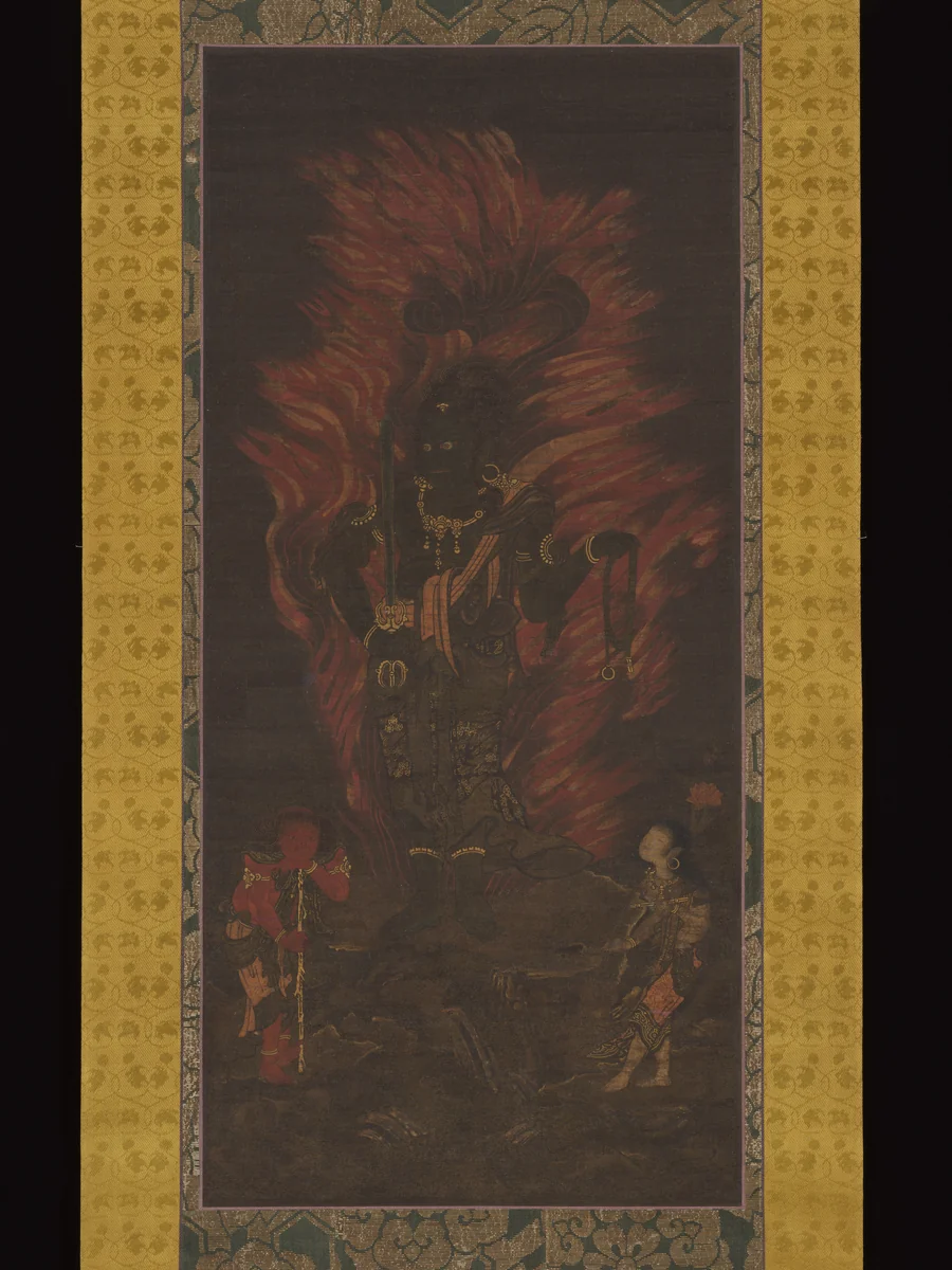 Fudō Myōō (Achala Vidyaraja), The Immovable Wisdom King by Unidentified, painting, 1234-1266