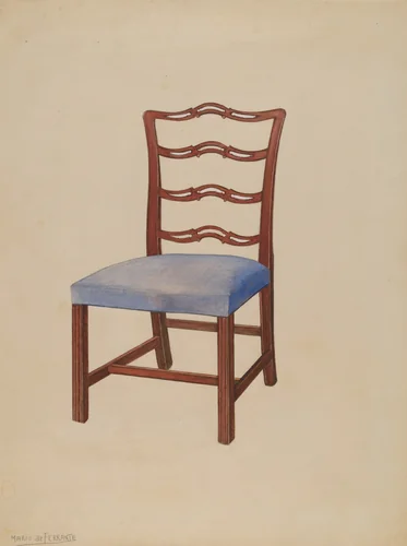 Side Chair by Mario De Ferrante, index of american design, 1937