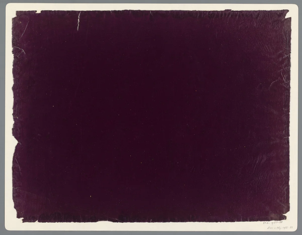 Effen paars papier by anonymous, other, 1800-1950