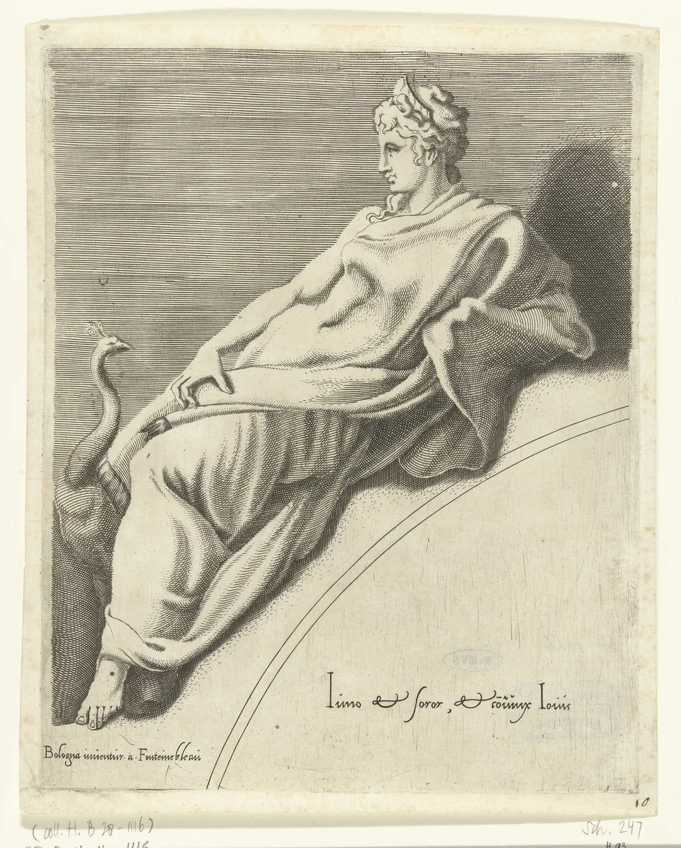 Juno by Unknown, print, 1540-1555