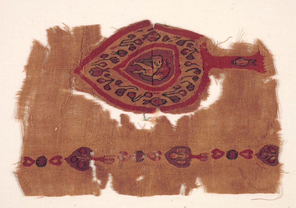 Fragment from a Curtain (?) by Unknown, textile, 400-599