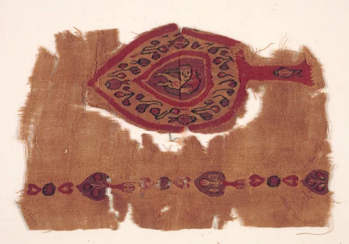 Fragment from a Curtain (?) by Unknown, textile, 400-599