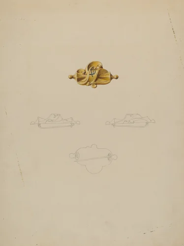 Brooch by Isidore Steinberg, index of american design, 1937
