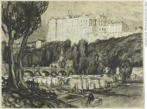 Madrid: The Palace by Joseph Pennell, drawing, 1900-1903
