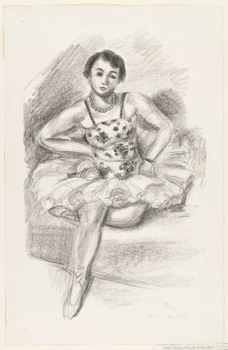 Untitled from Ten Dancers (Dix Danseuses) by Henri Matisse, print, 1927