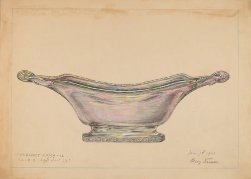 Cake Basket by Mary Berner, index of american design, 1936