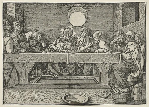 The Last Supper by Albrecht Dürer, print, 1523