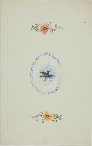 Untitled Valentine (Silver Dove) by George Kershaw, other, 1845-1855
