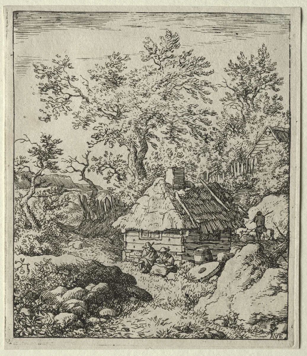 The Millstone by Allart van Everdingen, print, 1636-1675