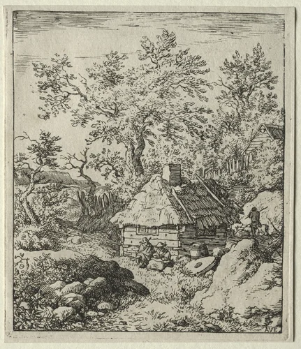 The Millstone by Allart van Everdingen, print, 1636-1675