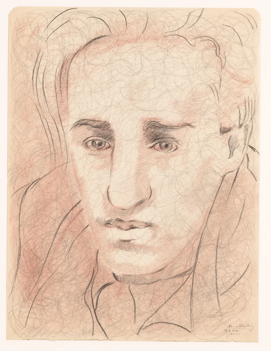 Untitled by Cor van Teeseling, drawing, 1942