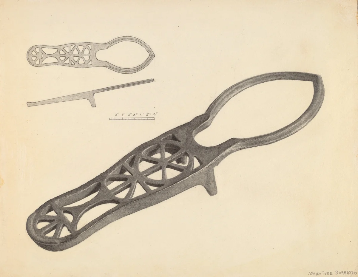Bootjack by Salvatore Borrazzo, index of american design, 1937