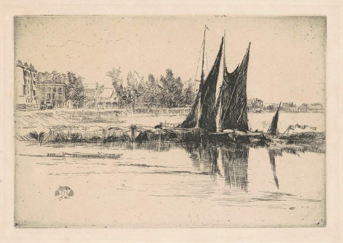 Hurlingham by James McNeill Whistler, print, 1879