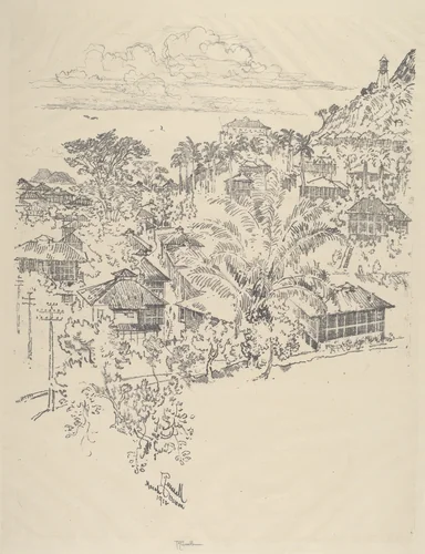 Offical Ancon by Joseph Pennell, print, 1912