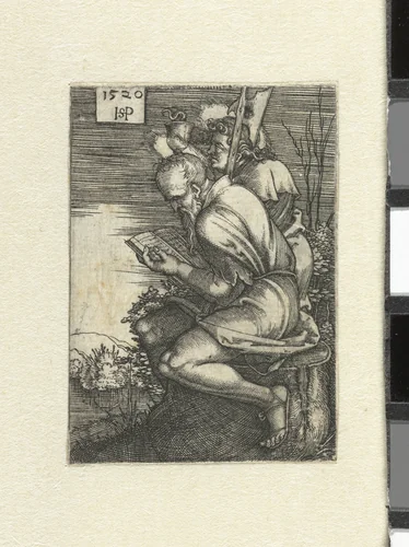 Matteüs en Johannes de Evangelist by Unknown, print, 1520