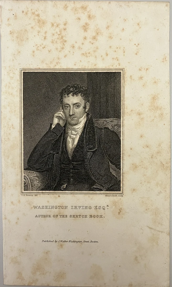 Washington Irving Esquire by Gilbert Stuart, other, 1800-1858